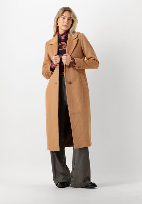 NOTRE-V Manteau WOOL COAT en camel - large