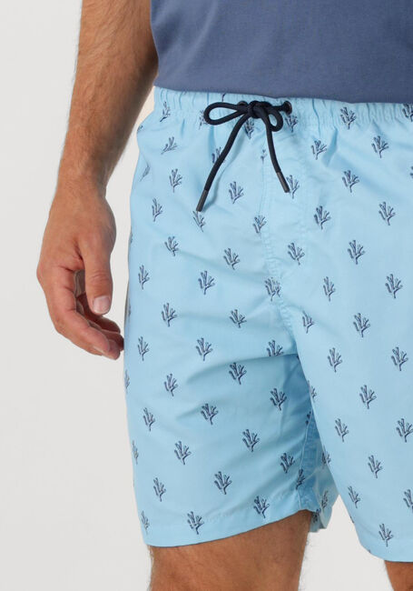 SHIWI Shorts de bain MEN MIKE SWIM SHORTS 7 INCH SKETCHED CORAL Bleu clair - large