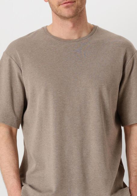 PROFUOMO T-shirt T-SHIRT CREWNECK OVERSIZED SS en taupe - large