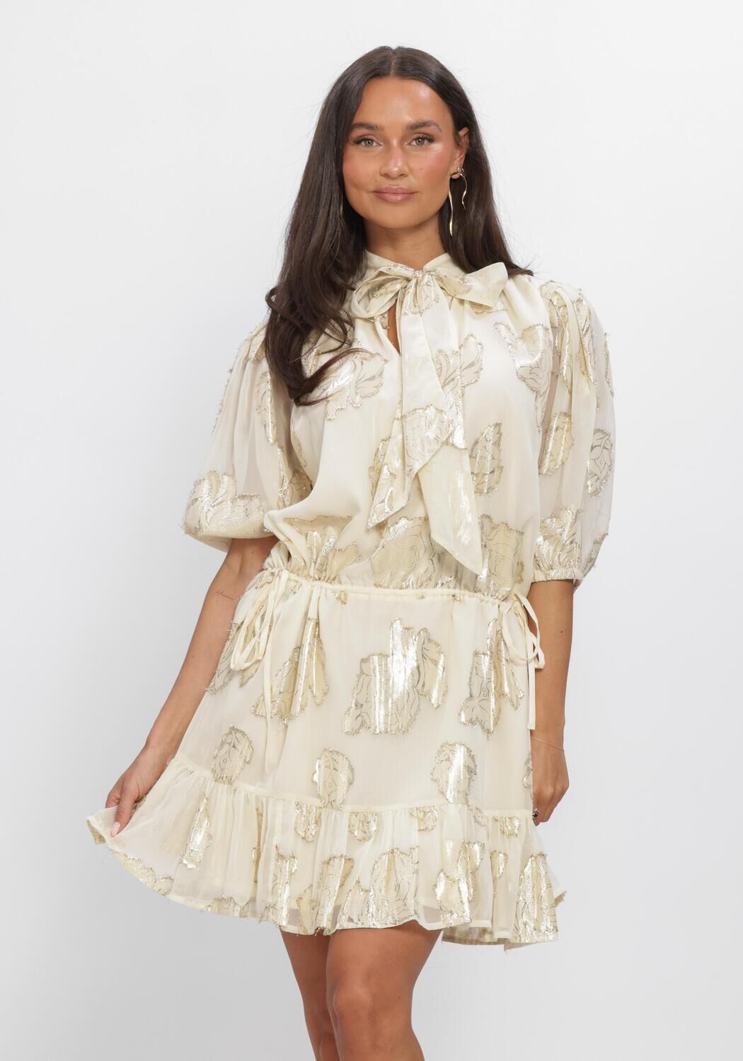 JOSH V Mini robe FIORE en beige - large