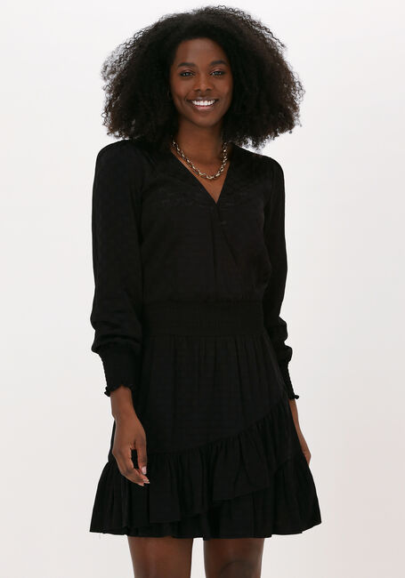 Zwarte MICHAEL KORS Mini jurk JULIA MK LOGO JDQ DRESS - large