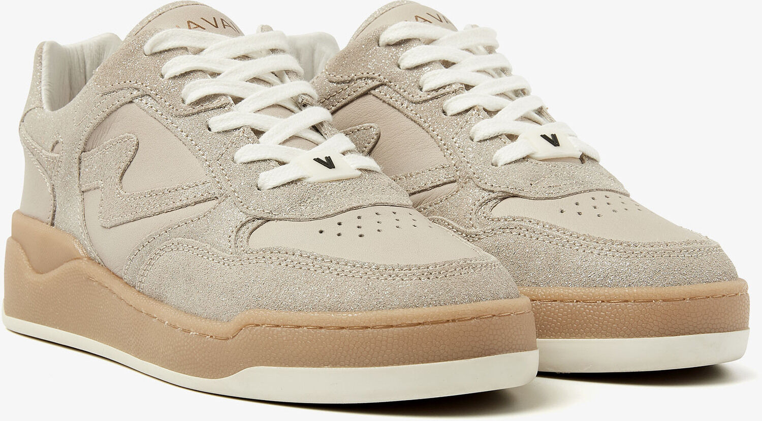 VIA VAI Baskets basses SAM LEVI en beige - large