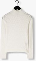 ALIX THE LABEL  LADIES KNITTED A MESH TOP en blanc