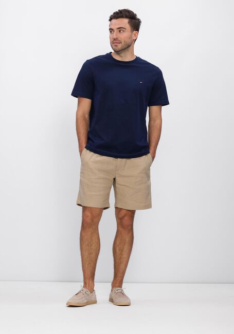 TOMMY HILFIGER Pantalon courte DOVER 8 PO SORONA LINEN 2/2 en beige - large