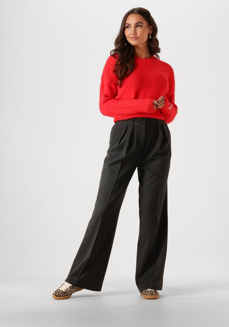 COLOURFUL REBEL Pull OLIVIA CREWNECK KNITTED SWEATER en rouge - large