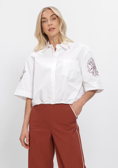 STUDIO ANNELOES NOLESTE POPLIN BLOUSE Blouses en blanc - large