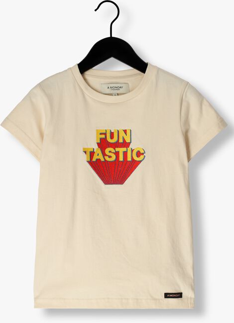 Gebroken wit A MONDAY IN COPENHAGEN T-shirt FUNTASTIC T-SHIRT - large