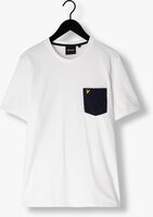 Witte LYLE & SCOTT T-shirt CONTRAST POCKET T-SHIRT