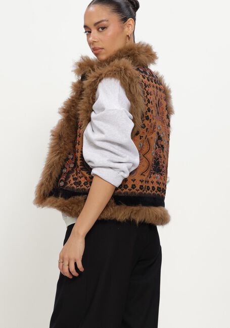 ANTIK BATIK IVAN GILET Blouses en marron - large