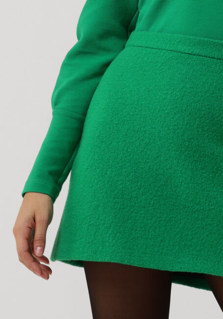 VANILIA Mini-jupe CURL WOOL MINI en vert - large