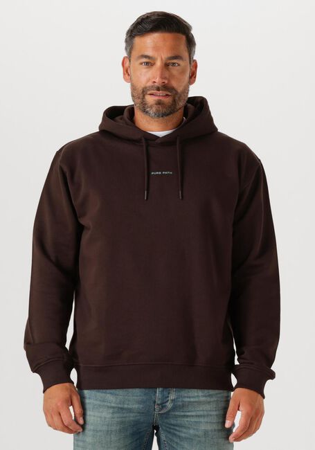 Bruine PURE PATH Sweater LOOSE FIT HOODIE LS SWEATERS - large
