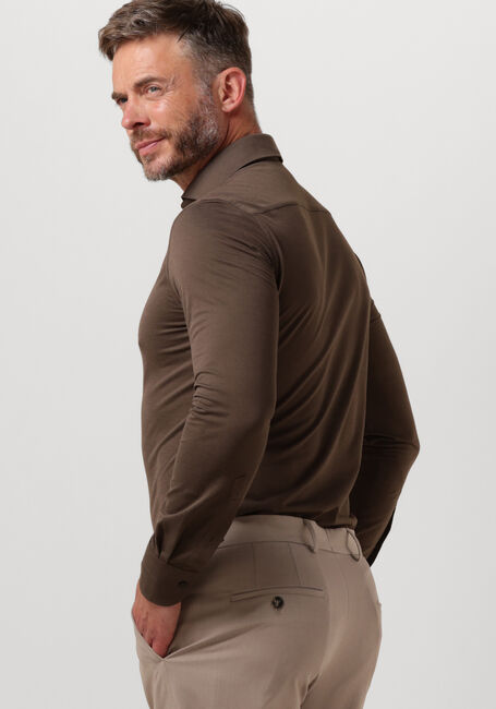 Bruine PROFUOMO Klassiek overhemd SHIRT X-CUTAWAY SC SF - large