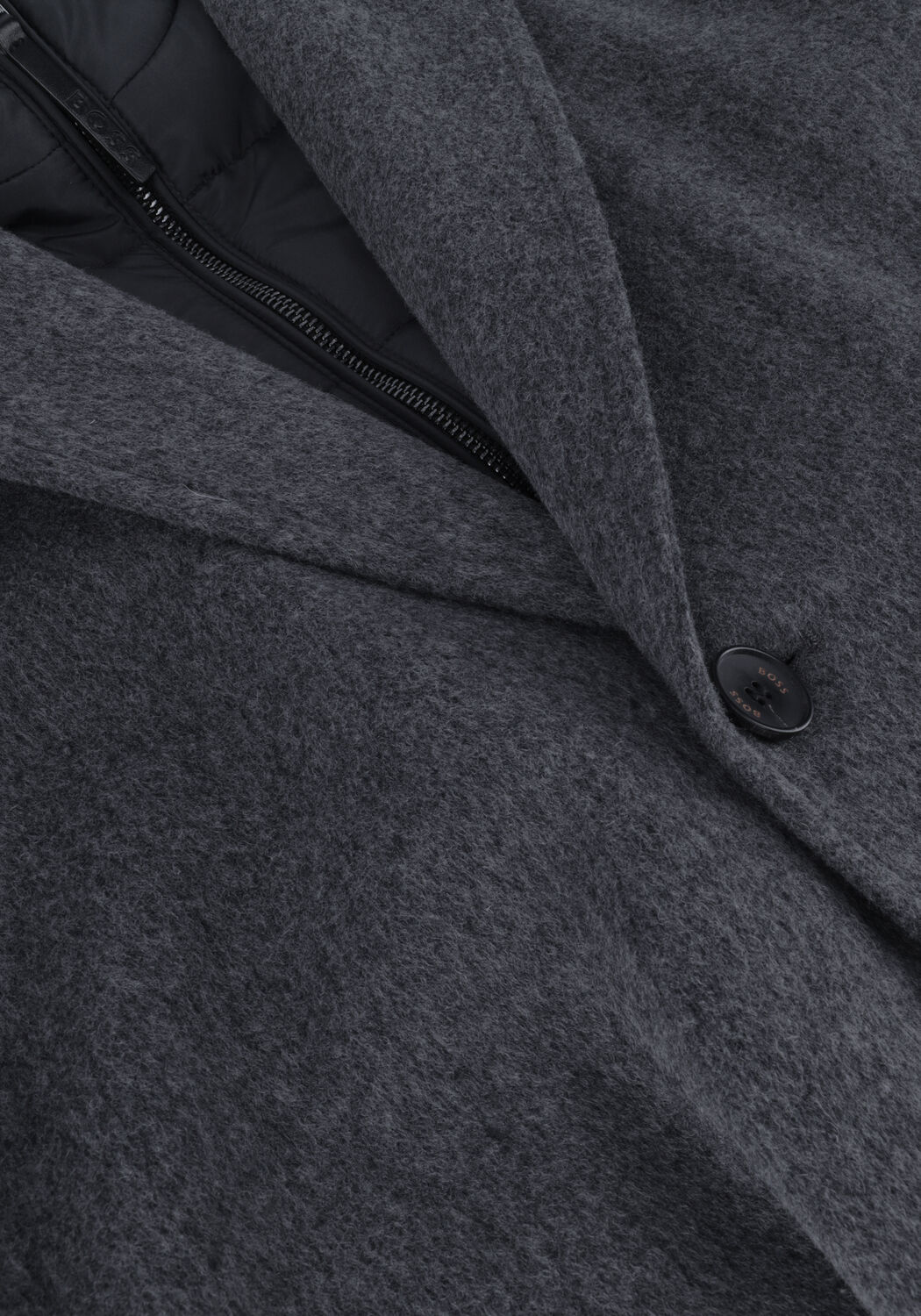 Grijze BOSS BLACK Mantel H-HYDE-BIB - large