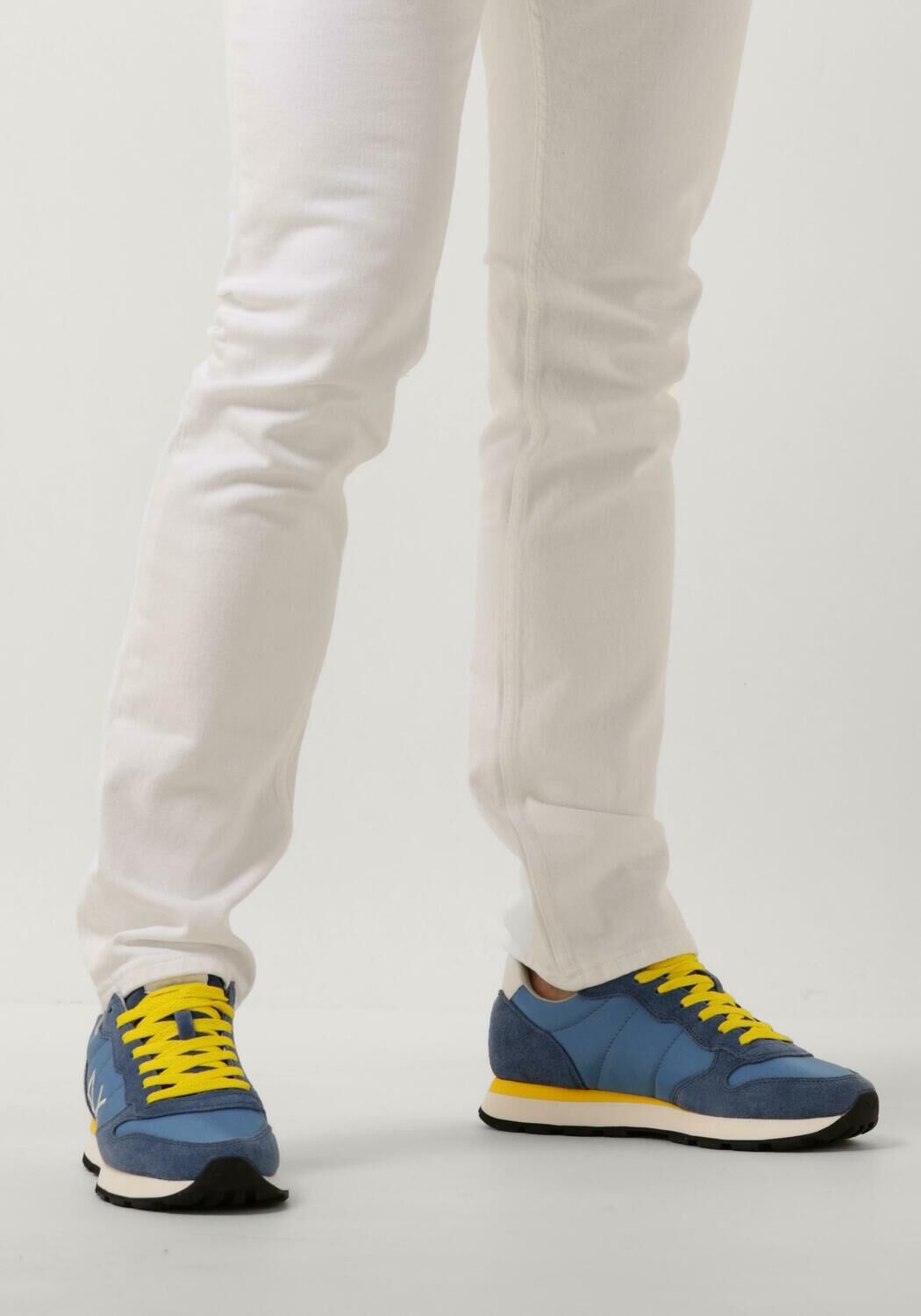 Blauwe SUN68 Sneakers TOM SOLID NYLON MEN - large