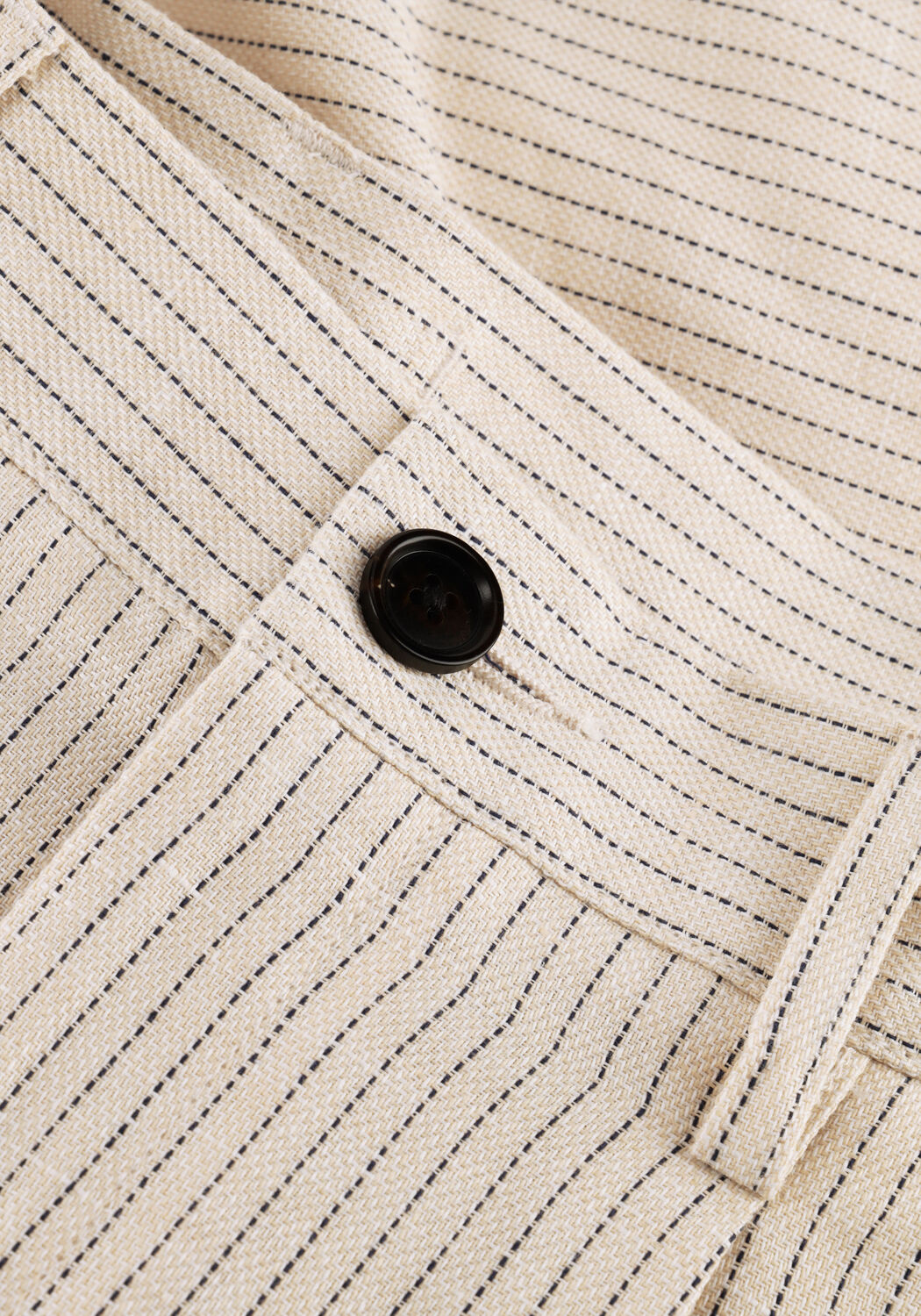 PROFUOMO Pantalon courte SHORT STRIPE &Eacute;cru - large