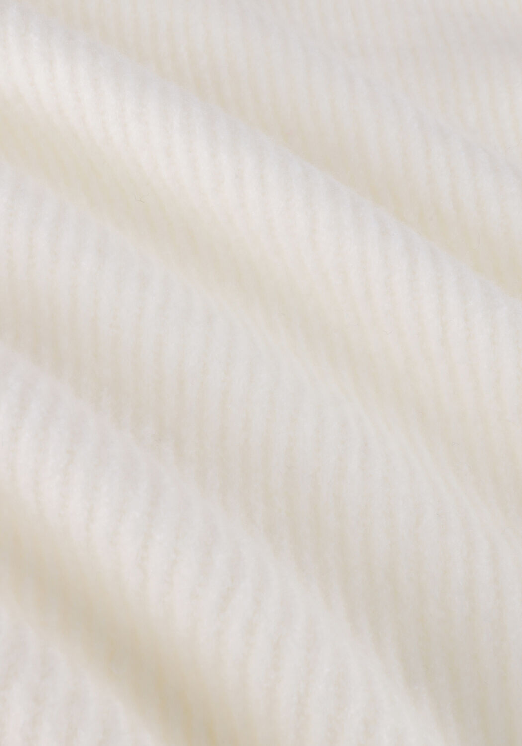 ANOTHER LABEL Col roul&eacute; EMAE KNITTED PULL Blanc - large
