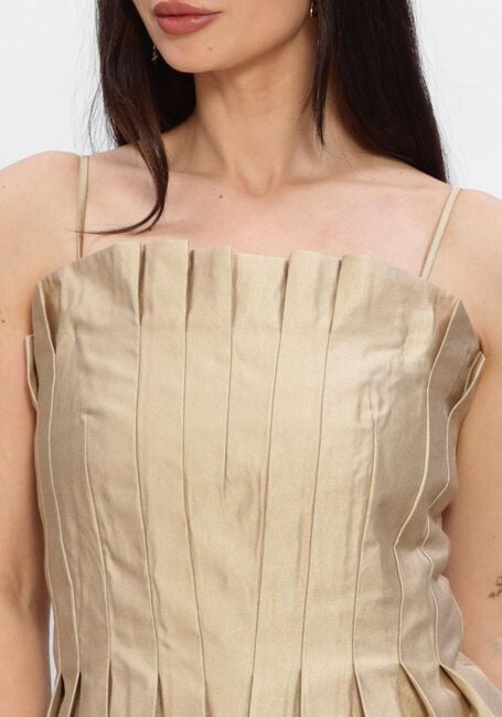 Beige FREEBIRD Top F-WV-SHINY-TWILL-26-1 - large