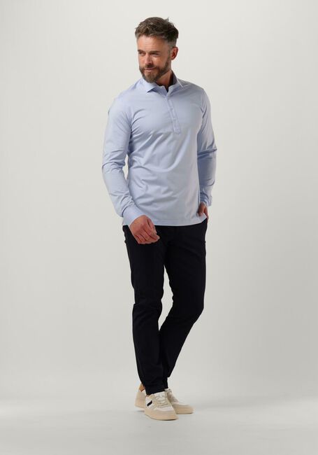 Lichtblauwe GENTI Klassiek overhemd S7096-1175 - large