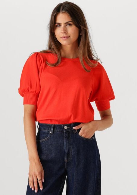 MINUS Pull LIVA KNIT TEE en orange - large