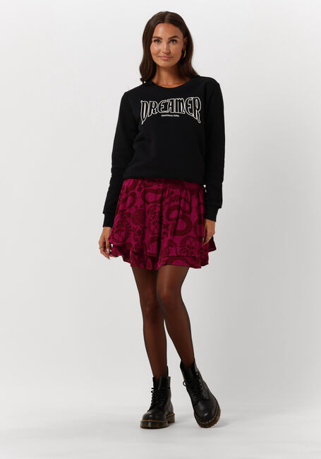 ALIX THE LABEL Mini-jupe LADIES WOVEN DRAGON MINI SKIRT Bordeaux - large