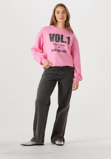 ALIX THE LABEL Chandail LADIES KNITTED VOL.1 SWEATER en rose - large