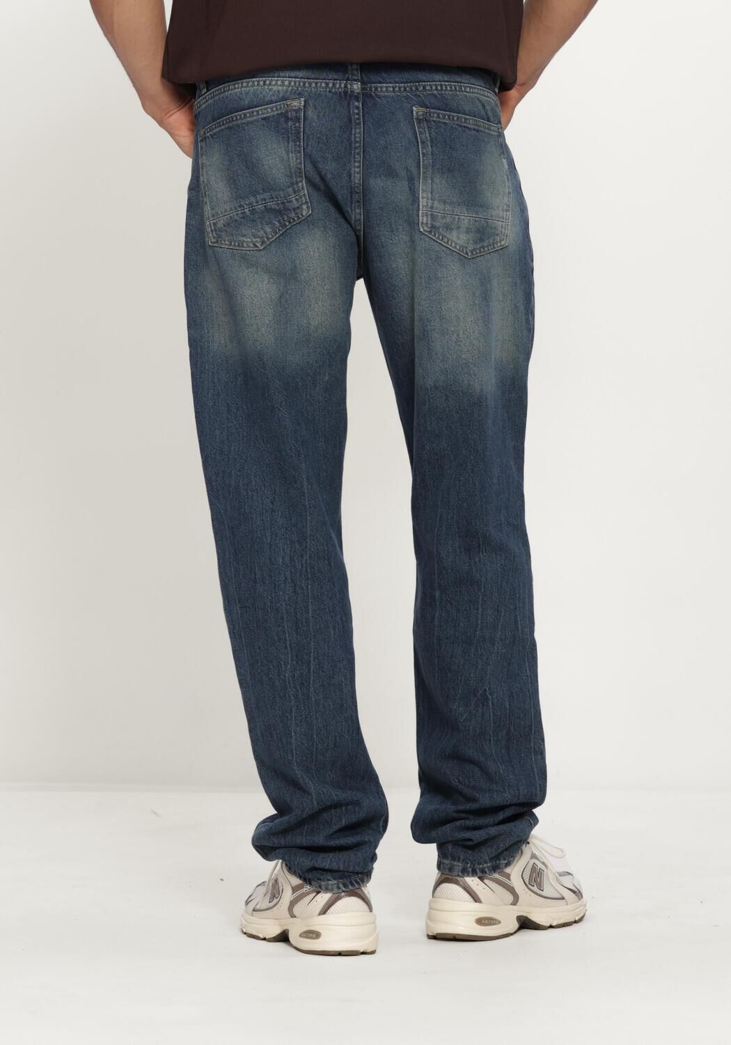 PURE PATH Straight leg jeans THE ERIC en bleu - large