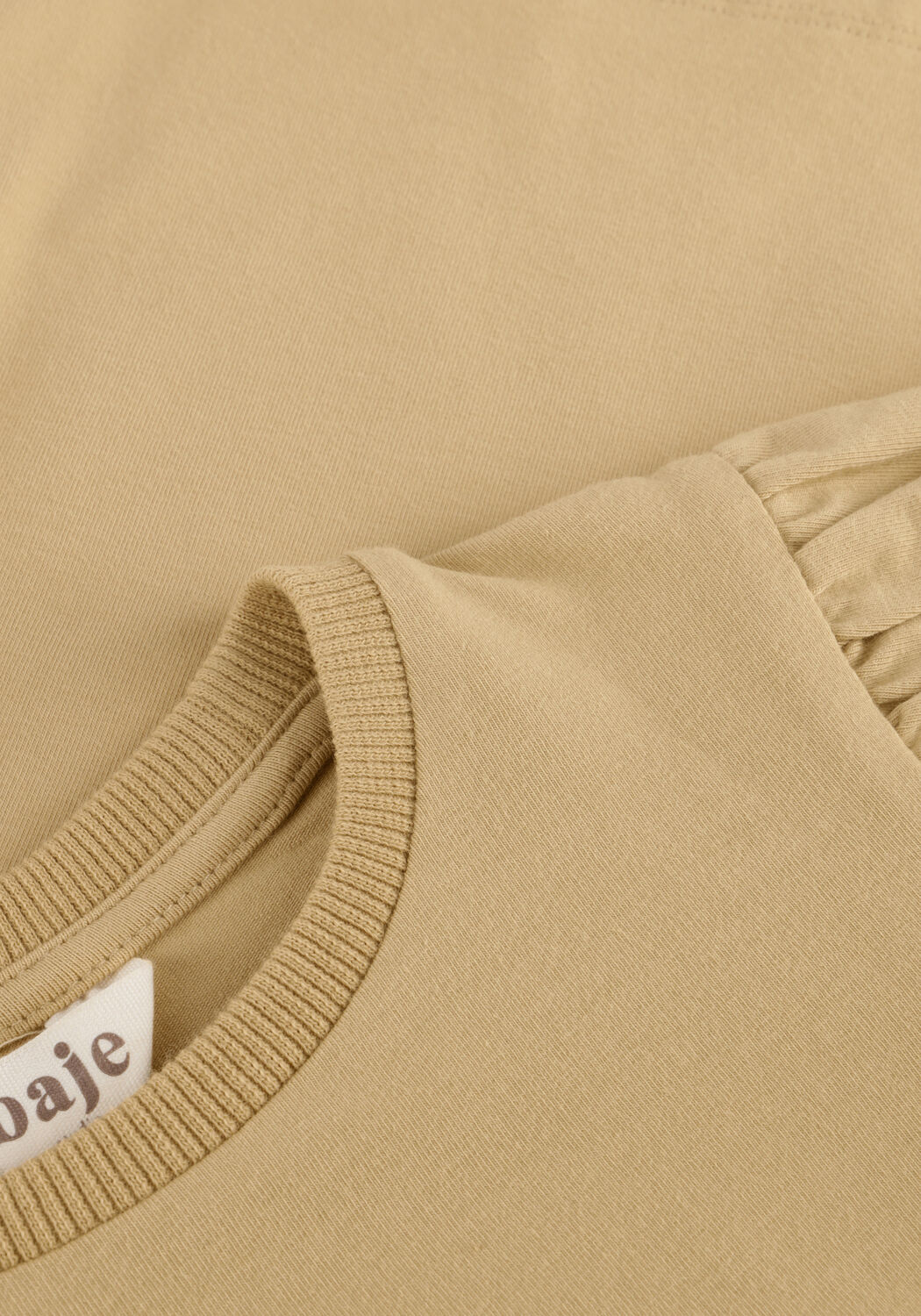 Beige BAJE STUDIO T-shirt VALENCIA - large