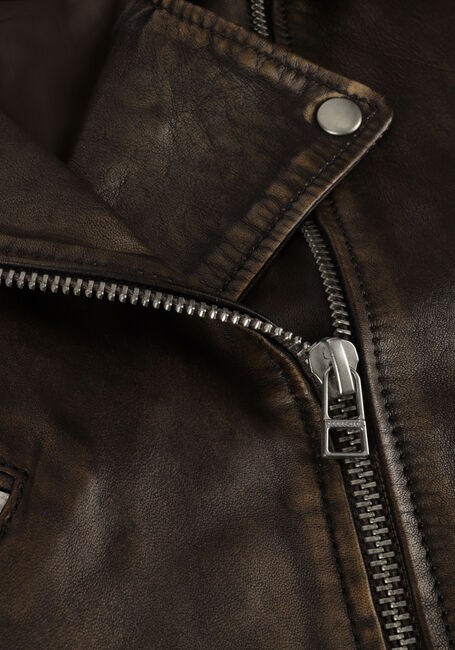 Donkergrijze GOOSECRAFT Leren jas GC GALLOWAY BIKER Donkergrijze GOOSECRAFT Leren jas GC GALLOWAY BIKER - large