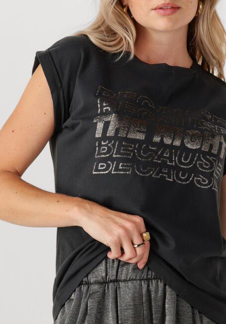 Zwarte BY-BAR T-shirt THELMA NIGHTS TOP - large