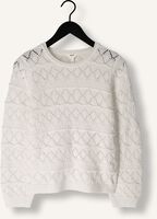 Witte OBJECT Trui OBJLIVA L/S O-NECK KNIT PULLOVER Witte OBJECT Trui OBJLIVA L/S O-NECK KNIT PULLOVER - medium