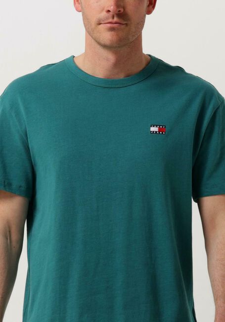 Groene TOMMY JEANS T-shirt TJM REG BADGE TEE EXT - large