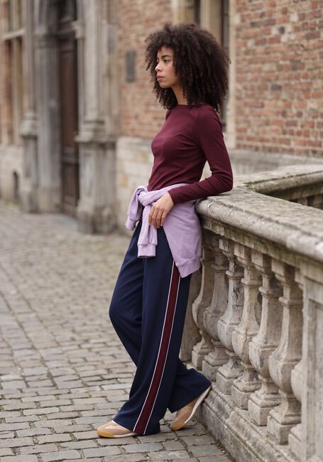 Bordeaux CATWALK JUNKIE Top BOATNECK RIB LONG SLEEVE - large