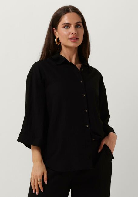 Zwarte MSCH COPENHAGEN  MSCHJOVENE GINIA 3/4 SHIRT - large
