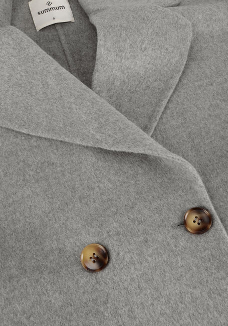 Grijze SUMMUM Mantel LONG COAT WOOL CLASSIC Grijze SUMMUM Mantel LONG COAT WOOL CLASSIC - large