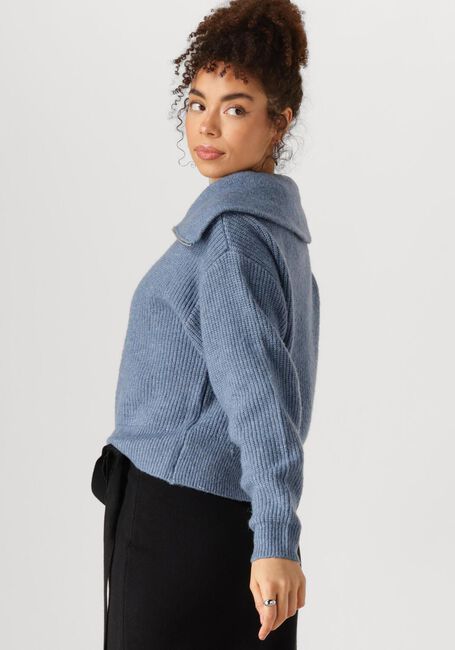 MSCH COPENHAGEN Pull MSCHGYTTA ZIP PULLOVER Bleu clair - large