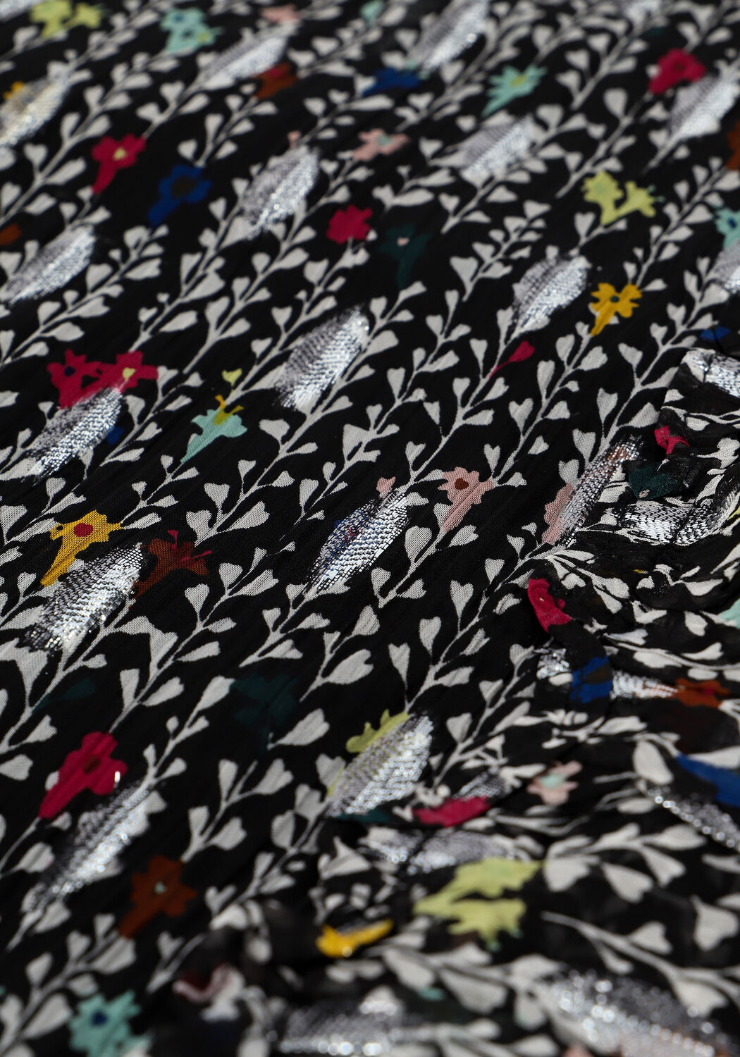 Zwarte FABIENNE CHAPOT  LEONIE FRILL TOP - large