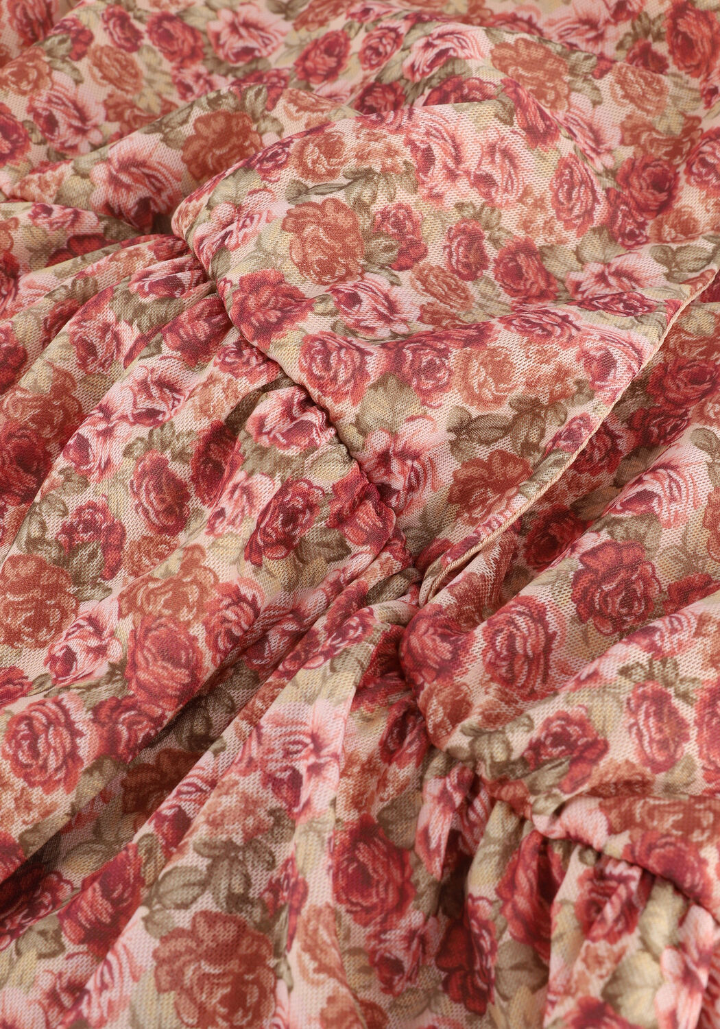 NA-KD Robe midi RECYCLED WRAP MESH DRESS en rose - large