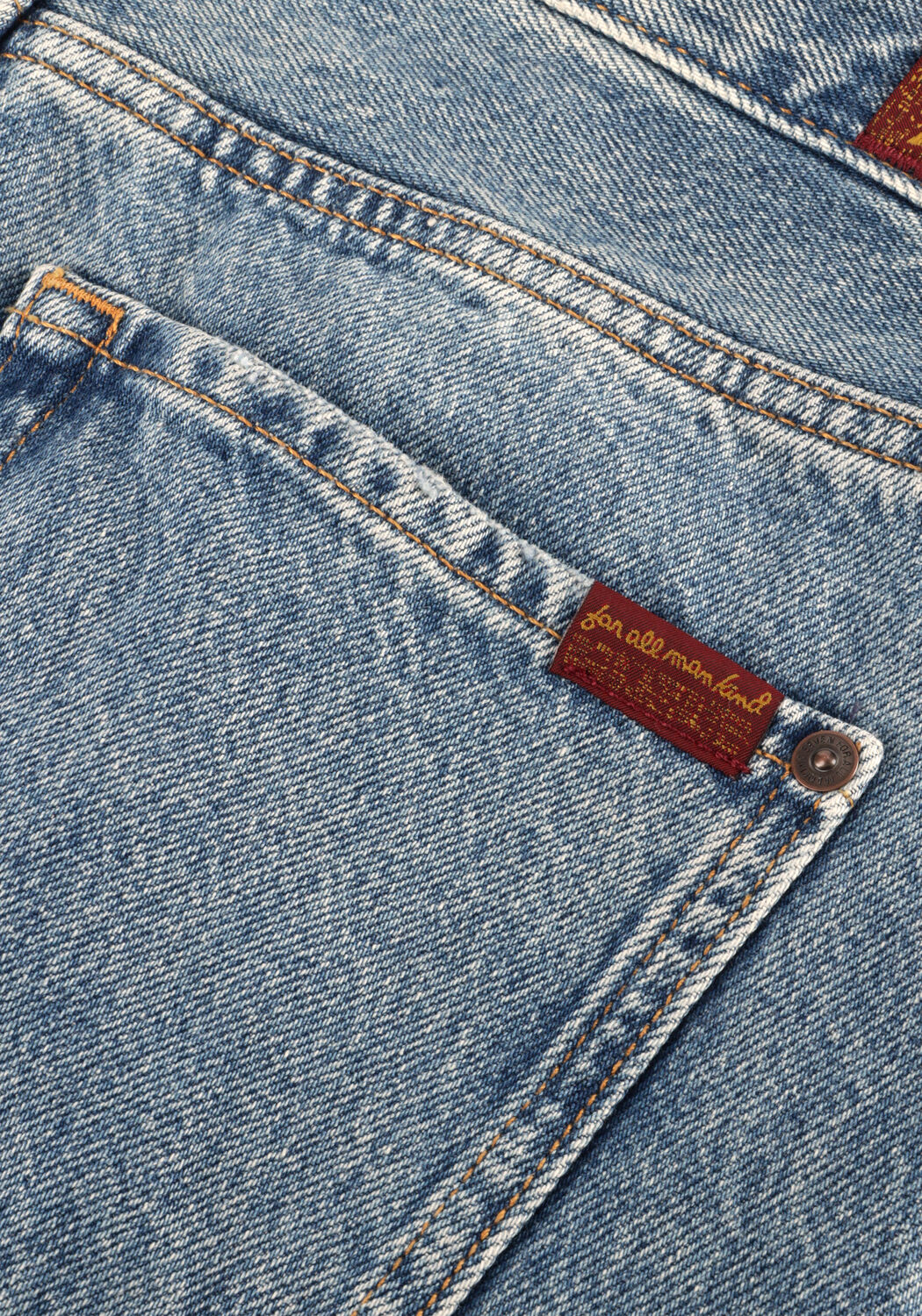 Lichtblauwe 7 FOR ALL MANKIND Jeans LOLA SHORTS WAVE - large