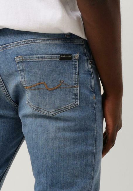 7 FOR ALL MANKIND Slim fit jeans SLIMMY TAPERED STRETCH TEK PUZZLE Bleu clair - large