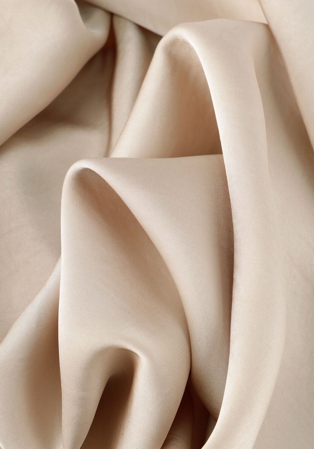 NEO NOIR Jupe maxi VICKY HEAVY SATEEN SKIRT en beige - large