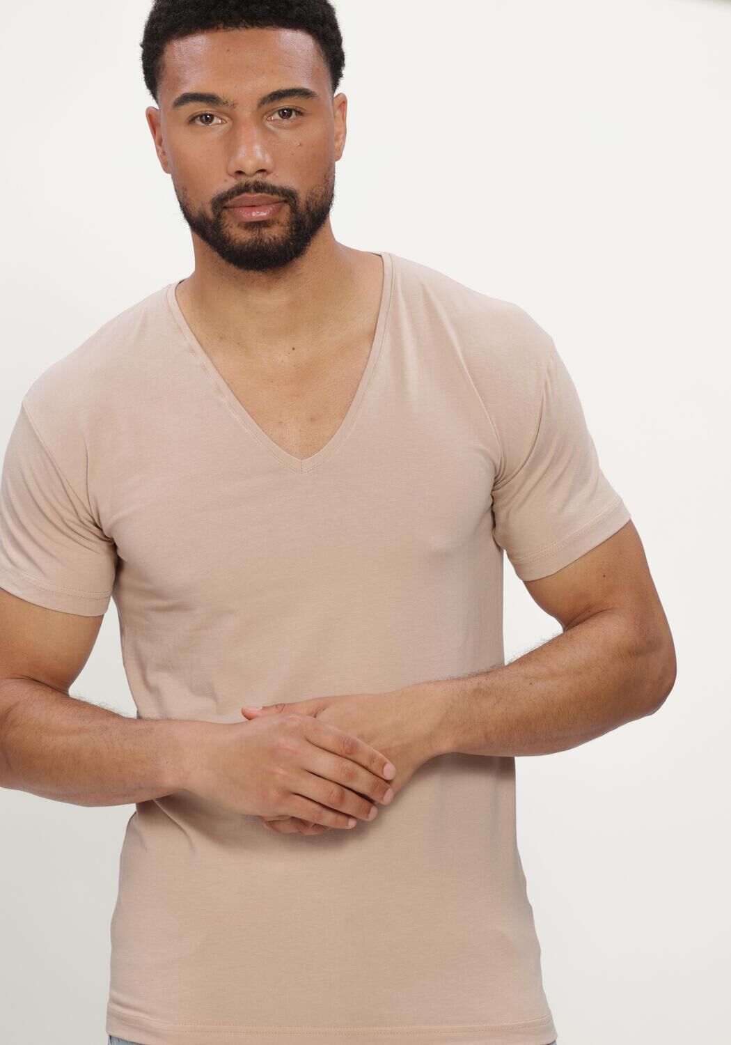 Alan Red T-shirt 5601 NOV en beige - large
