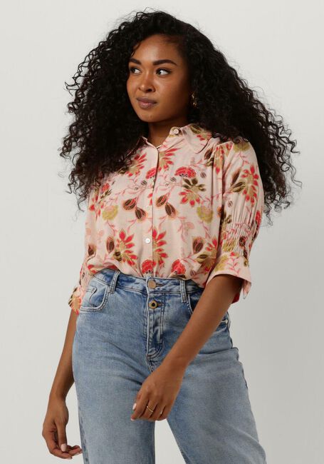 Roze MOS MOSH  THERICA FLEUR SS SHIRT - large