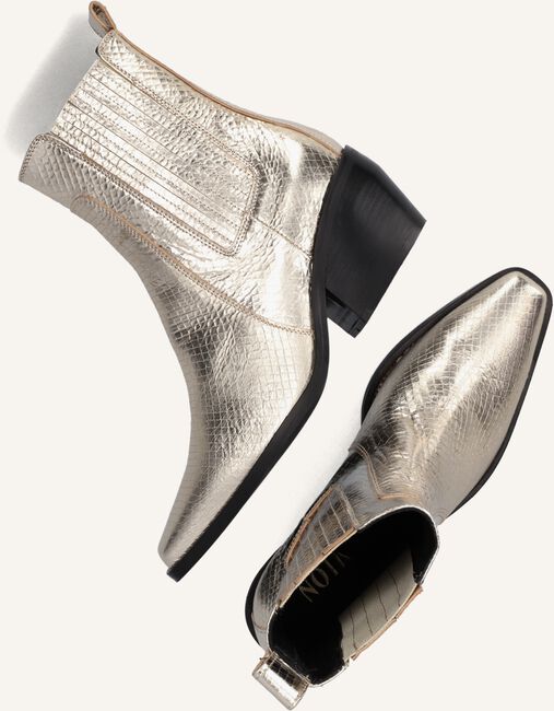 Gouden NOTRE-V Enkellaarsjes AQ312 Gouden NOTRE-V Enkellaarsjes AQ312 - large