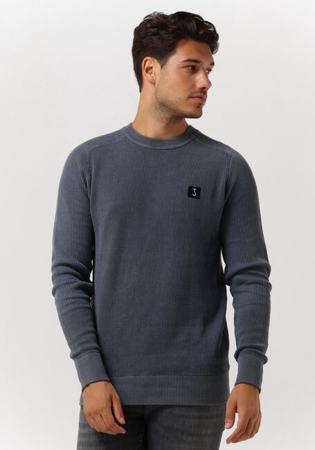 BUTCHER OF BLUE Pull LARSEN CREW KNIT en gris - large