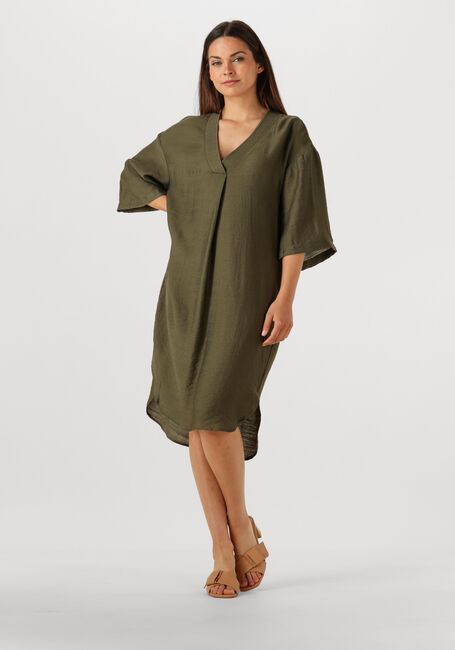 CO'COUTURE Robe midi CARYNCC PLEAT TUNIC DRESS Olive - large