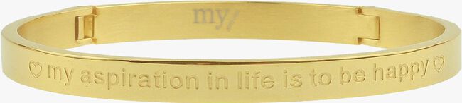 Gouden MY JEWELLERY Armband MY ASPIRATION IN LIFE IS - large