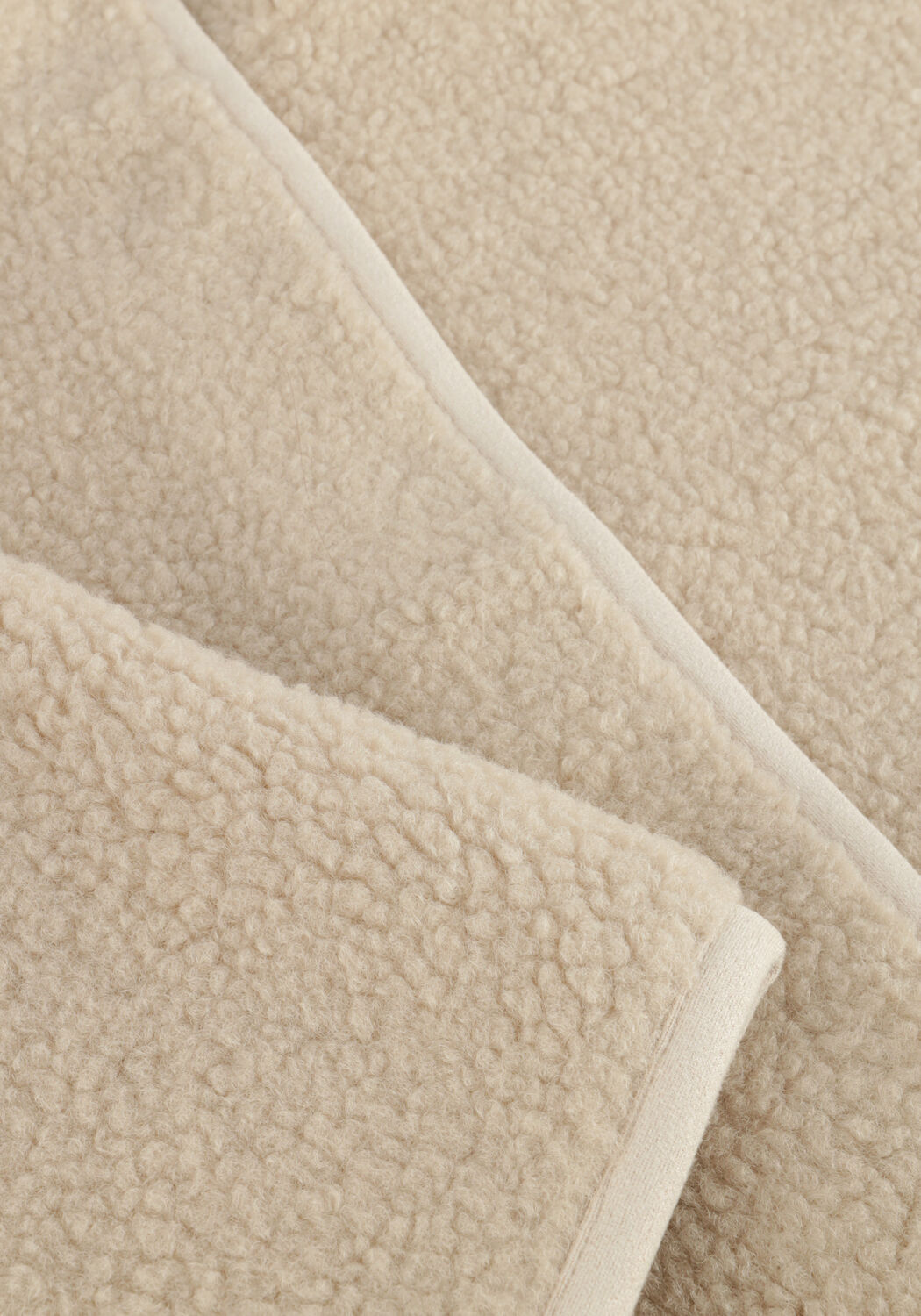 KNIT-TED Manteau Teddy JILL en beige - large