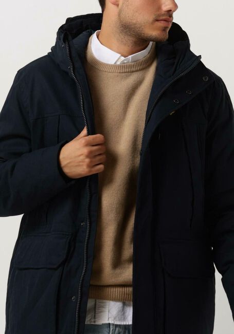 LYLE & SCOTT  MICROFLEECE PARKA 2.0 Bleu foncé - large