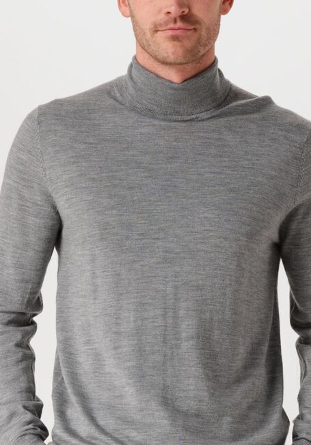 SELECTED HOMME Col roulé SLHTRAY LS KNIT MERINO ROLL NECK en gris - large