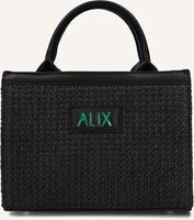 ALIX THE LABEL LADIES WOVEN RAFFIA BAG Sac à main en noir - medium